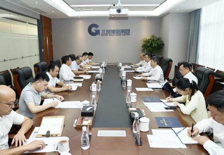 路航公司与广西北部湾港集团举行工作座谈